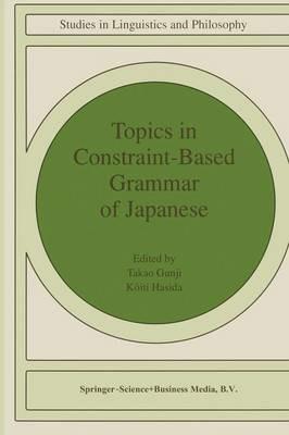 Topics in Constraint-Based Grammar of Japanese - cover