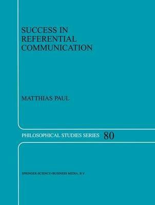 Success in Referential Communication - M. Paul - cover