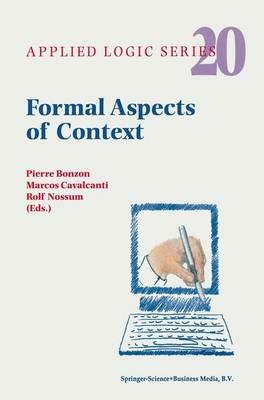 Formal Aspects of Context - cover