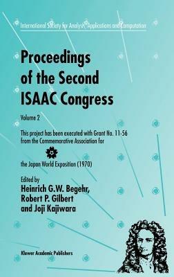 Proceedings of the Second ISAAC Congress: Volume 2: This project has been executed with Grant No. 11–56 from the Commemorative Association for the Japan World Exposition (1970) - cover