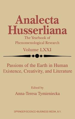 Passions of the Earth in Human Existence, Creativity and Literature - cover