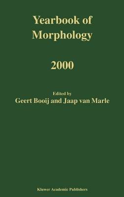Yearbook of Morphology 2000 - cover