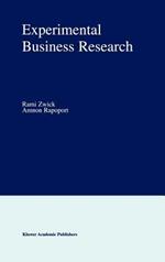 Experimental Business Research