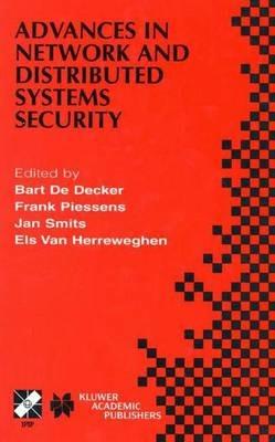 Advances in Network and Distributed Systems Security: IFIP TC11 WG11.4 First Annual Working Conference on Network Security November 26–27, 2001, Leuven, Belgium - cover