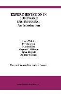 Experimentation in Software Engineering: An Introduction - Claes Wohlin,Per Runeson,Martin Host - cover