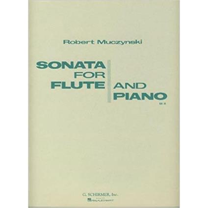  Sonata, Op. 14 - Robert Muczynski - Flauto e pianoforte -  Robert Muczynski - copertina
