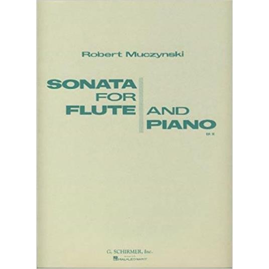  Sonata, Op. 14 - Robert Muczynski - Flauto e pianoforte -  Robert Muczynski - copertina