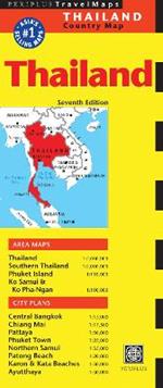 Thailand Travel Map Seventh Edition