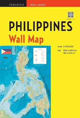 Philippines Wall Map Second Edition: Scale: 1:1,750,000; Unfolds to 40 x 27.5 inches (101.5 x 70 cm) - cover