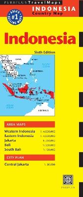 Indonesia Travel Map Sixth Edition