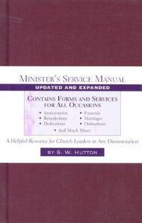 Minister`s Service Manual - Samuel Ward Hutton - cover