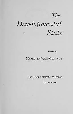 The Developmental State - cover