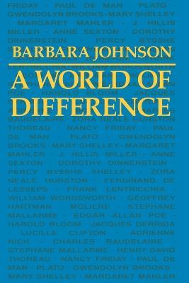 A World of Difference - Barbara Johnson - cover