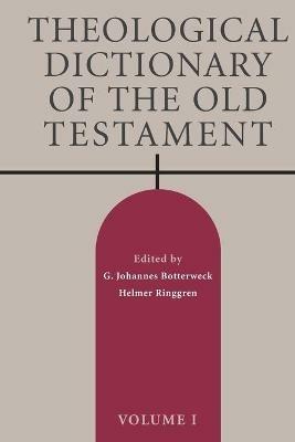 Theological Dictionary of the Old Testament - cover