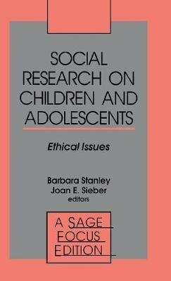 Social Research on Children and Adolescents: Ethical Issues - cover