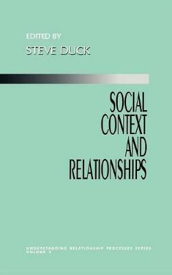 Social Context and Relationships - cover