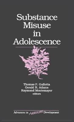 Substance Misuse in Adolescence - cover