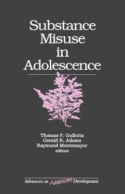 Substance Misuse in Adolescence - cover