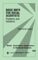 Basic Math for Social Scientists: Problems and Solutions - Timothy M. Hagle - cover