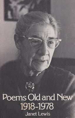 Poems Old & New 1918-1978 - Janet Lewis - cover