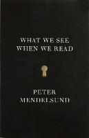 What We See When We Read - Peter Mendelsund - cover