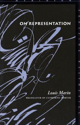 On Representation - Louis Marin - cover