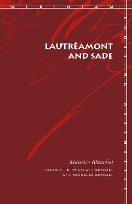 Lautréamont and Sade - Maurice Blanchot - cover