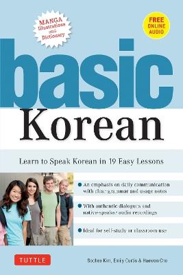 Basic Korean: Learn to Speak Korean in 19 Easy Lessons - Soohee Kim,Emily Curtis - cover