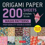 Origami Paper 200 sheets Washi Patterns 6