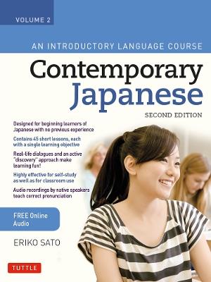 Contemporary Japanese Textbook Volume 2: An Introductory Language Course (Includes Online Audio) - Eriko Sato - cover