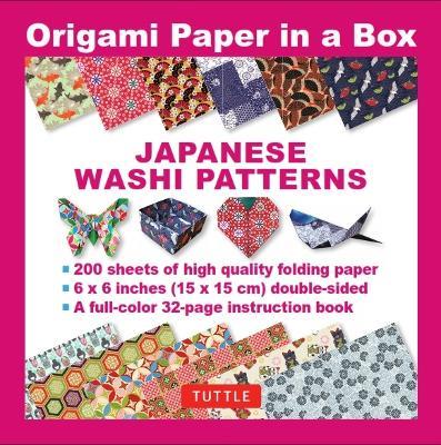 Origami Paper in a Box - Japanese Washi Patterns - cover