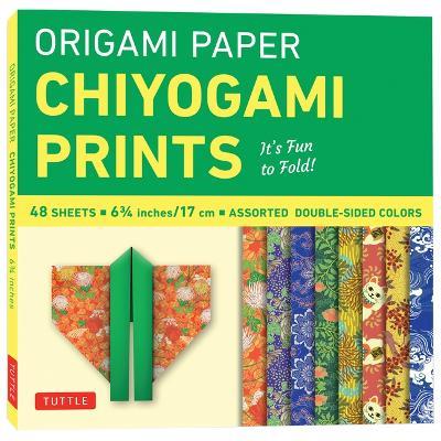 Origami Paper 48 Sheet Chiyogami Prints 6 3/4" (17 cm): Tuttle Origami Paper: Double-Sided Origami Sheets Printed with 8 Different Patterns (Instructions for 6 Projects Included) - cover