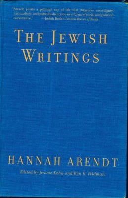 The Jewish Writings - Hannah Arendt - cover