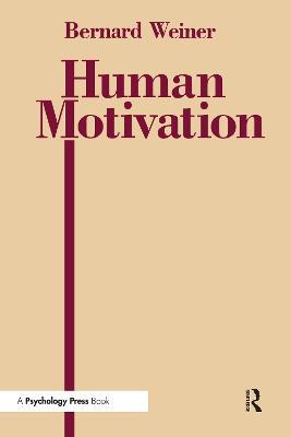 Human Motivation - Bernard Weiner - cover