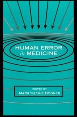Human Error in Medicine - cover
