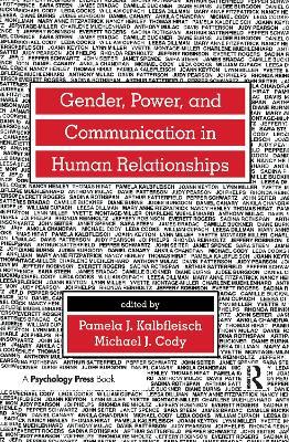 Gender, Power, and Communication in Human Relationships - cover
