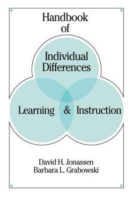 Handbook of Individual Differences, Learning, and Instruction - David H. Jonassen,Barbara L. Grabowski - cover