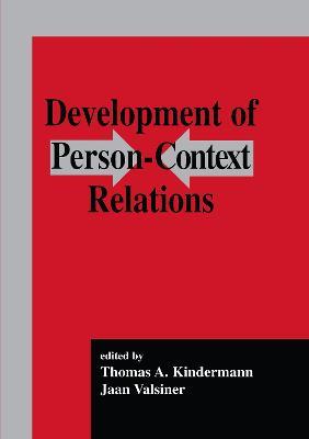 Development of Person-context Relations - cover