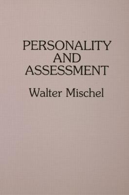 Personality and Assessment - Walter Mischel - cover