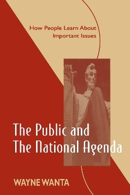 The Public and the National Agenda: How People Learn About Important Issues - Wayne Wanta - cover