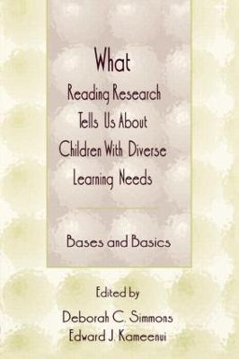 What Reading Research Tells Us About Children With Diverse Learning Needs: Bases and Basics - cover
