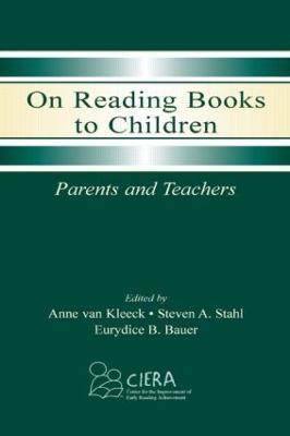 On Reading Books to Children: Parents and Teachers - cover