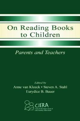 On Reading Books to Children: Parents and Teachers - cover