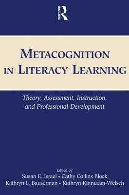Metacognition in Literacy Learning: Theory, Assessment, Instruction, and Professional Development - cover