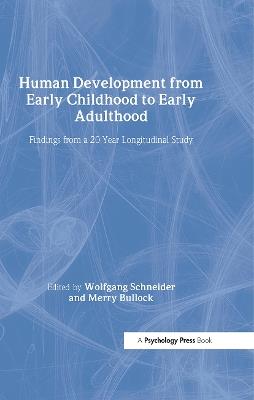 Human Development from Early Childhood to Early Adulthood: Findings from a 20 Year Longitudinal Study - cover