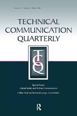 Cultural Studies And Technical Communication Tcq V15#1