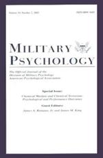 Chemical Warfare and Chemical Terrorism: Psychological and Performance Outcomes:a Special Issue of military Psychology
