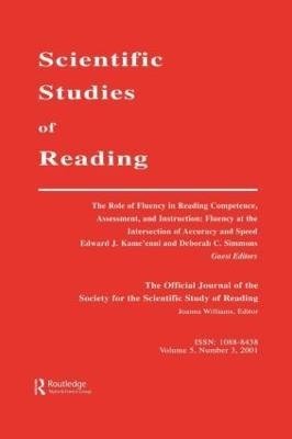 The Role of Fluency in Reading Competence, Assessment, and instruction: Fluency at the intersection of Accuracy and Speed: A Special Issue of scientific Studies of Reading - cover