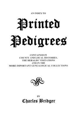 An Index to Printed Pedigrees - Bridger - cover