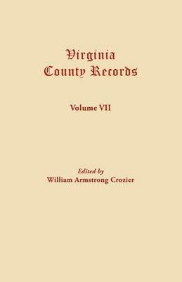 Virginia County Records. Volume VII - cover